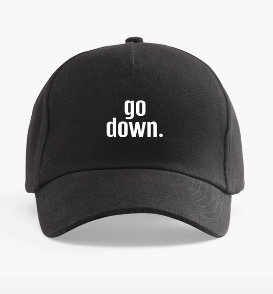 Baseballcap "go down"